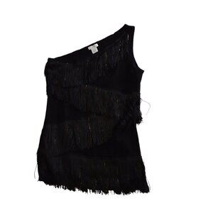 Cache Black One Shoulder Top or Dress